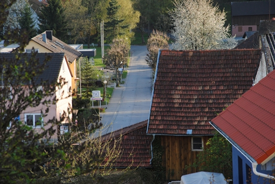 Blick auf die Limesstraße Blick auf die Limesstraße