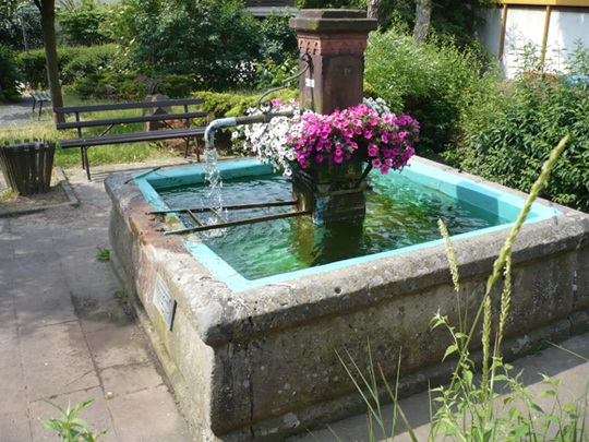 Oberdörfer Brunnen, 1874 errichtet (Foto: N. Allmann)